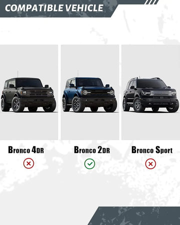 2x Front Tube Half Doors - BROADDICT